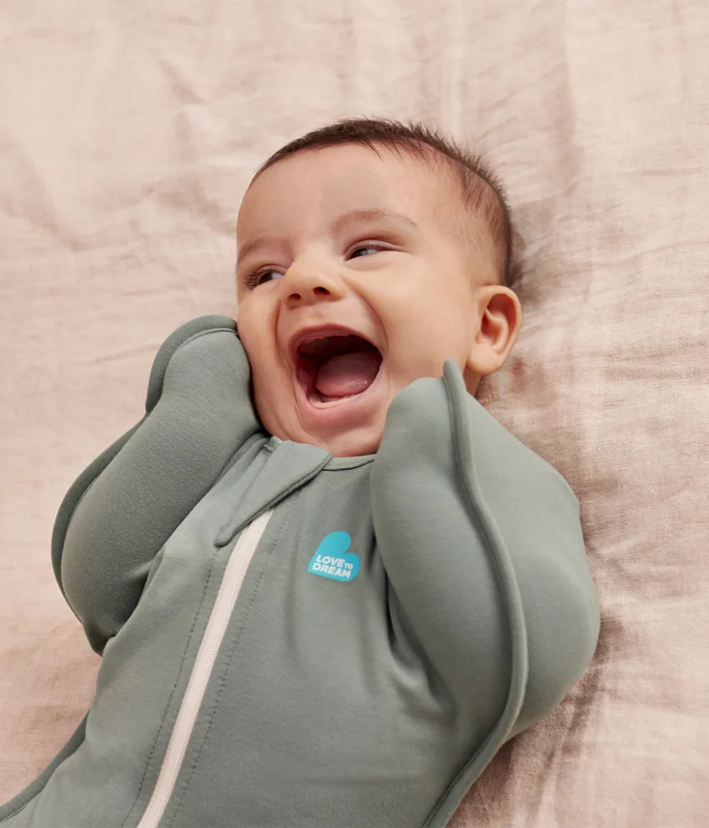 Swaddle Up™ Saco de arrullo 1.0 TOG de Viscosa de Bambú Verde Oliva Intenso - Imagen 8