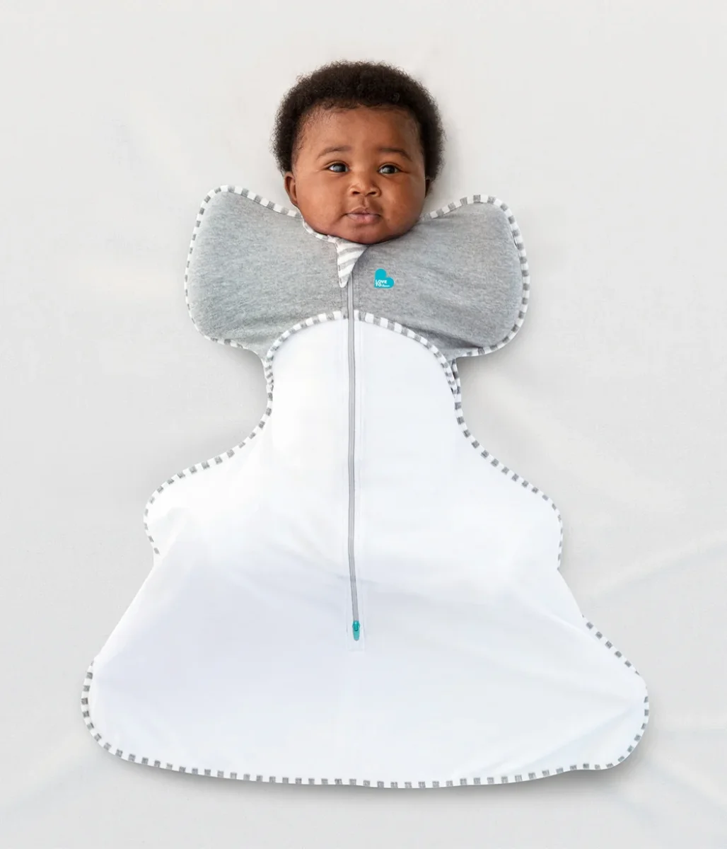 Swaddle Up™ Saco de arrullo especial para displasia de cadera 1.0 TOG Gris - Imagen 5