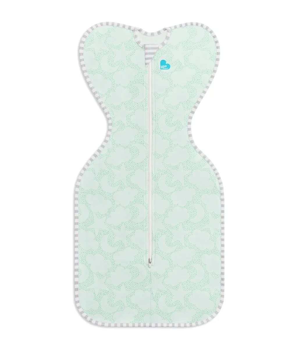 Swaddle Up™ 1.0 TOG Algodón Orgánico Menta Celestial Dot
