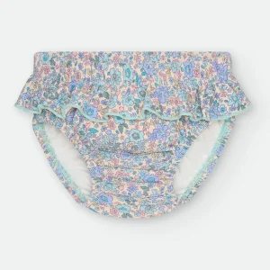 Culetin pañal Niña Flores Azules- WATERLEMON