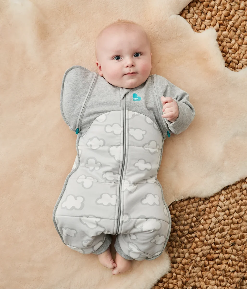 Swaddle Up™ Traje de transición 2.5 TOG Algodón Gris Daydream - Imagen 5