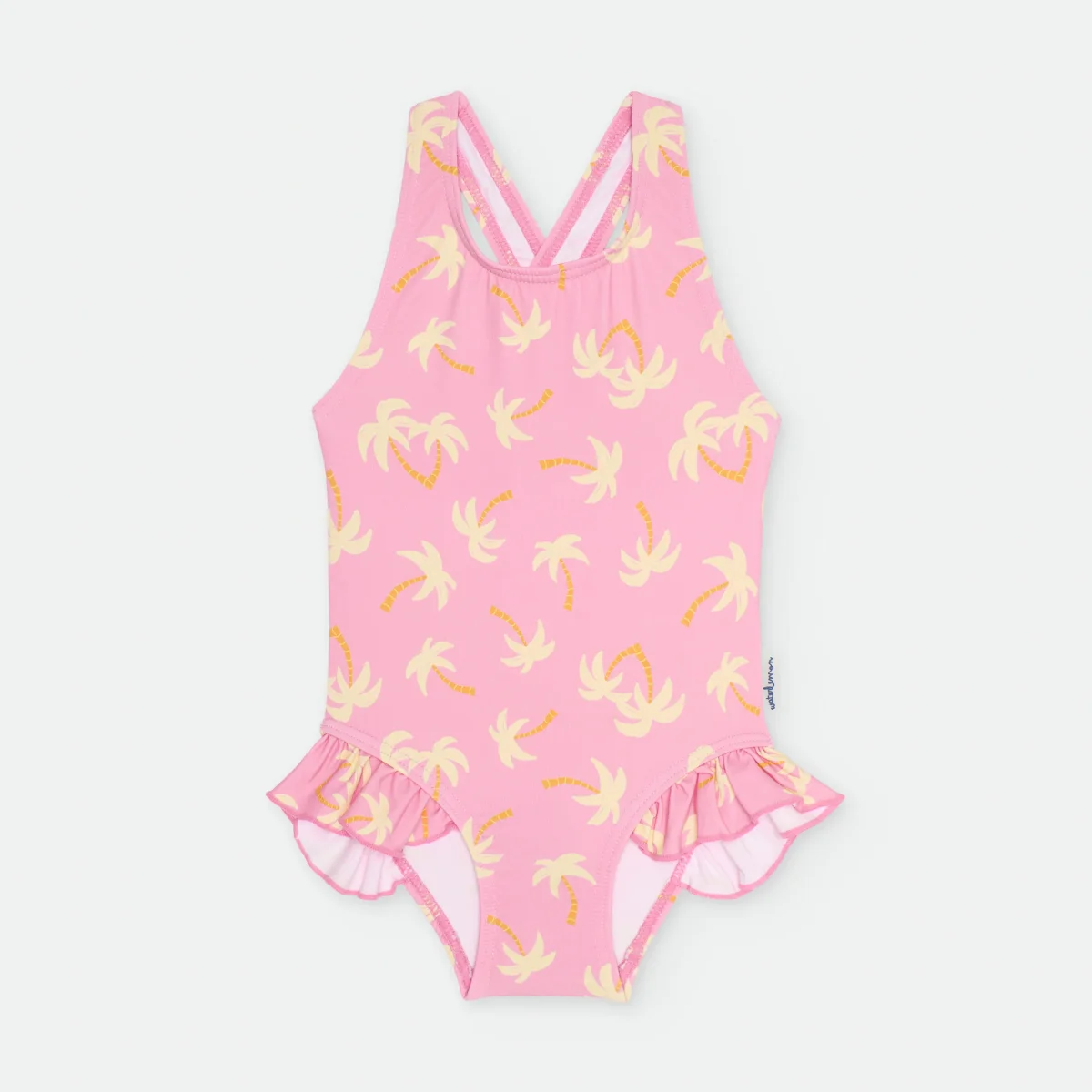Bañador entero Rosa con Palmeras- WATERLEMON - Imagen 2