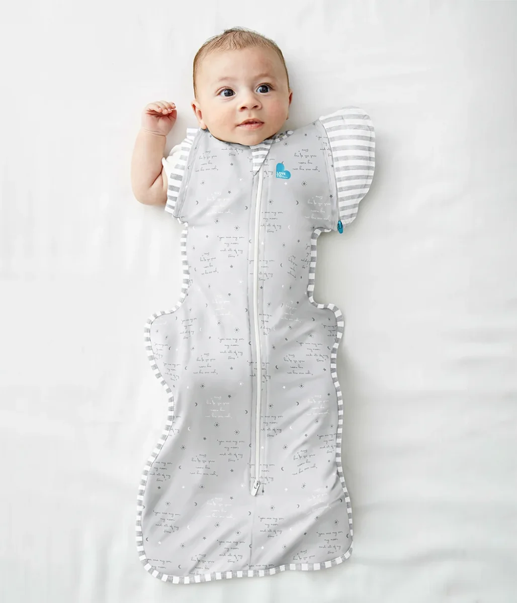 Swaddle Up™ Bolso de Transición 0.2 TOG Algodón Gris Eres Mi