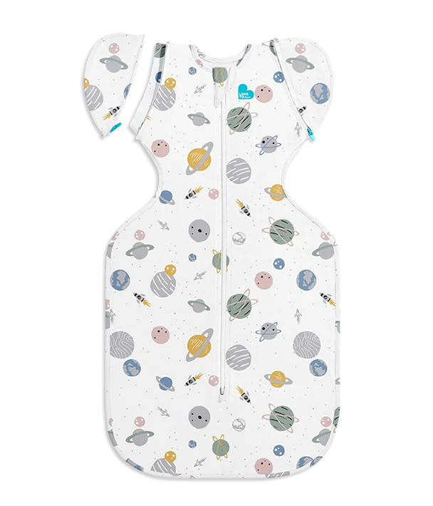 Swaddle Up™ Bolsa de transición 0.2 TOG Algodón Espacio blanco - Imagen 3