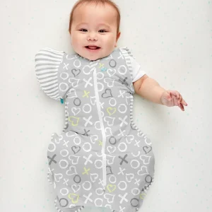 Swaddle Up™ Bolso de transición 0.2 TOG Viscosa de Bamboo White Kisses