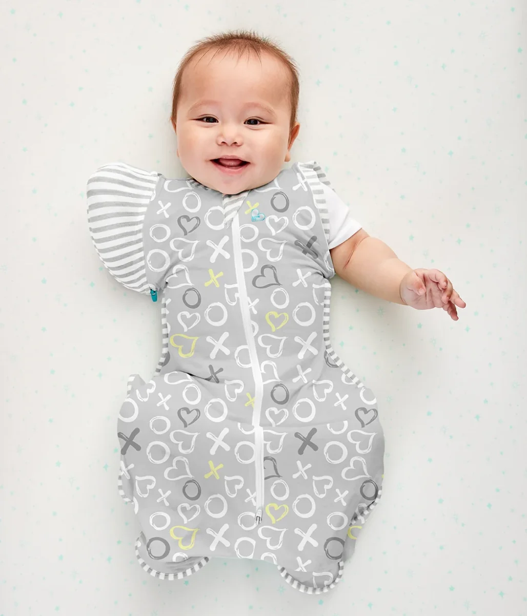 Swaddle Up™ Bolso de transición 0.2 TOG Viscosa de Bamboo White Kisses