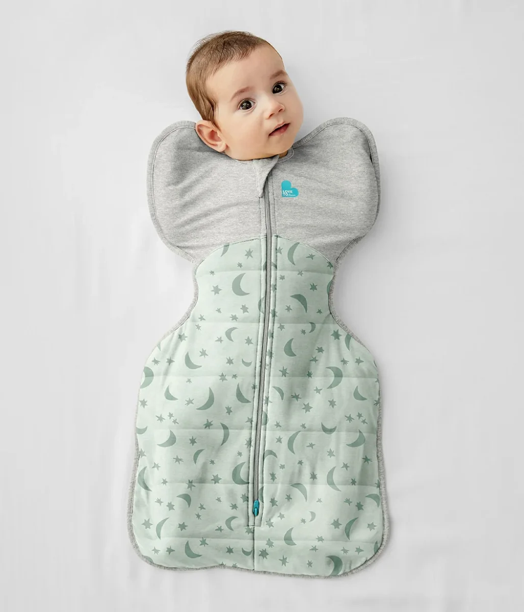 Swaddle Up™ 3.5 TOG Algodón Oliva Claro de Luna - Imagen 7