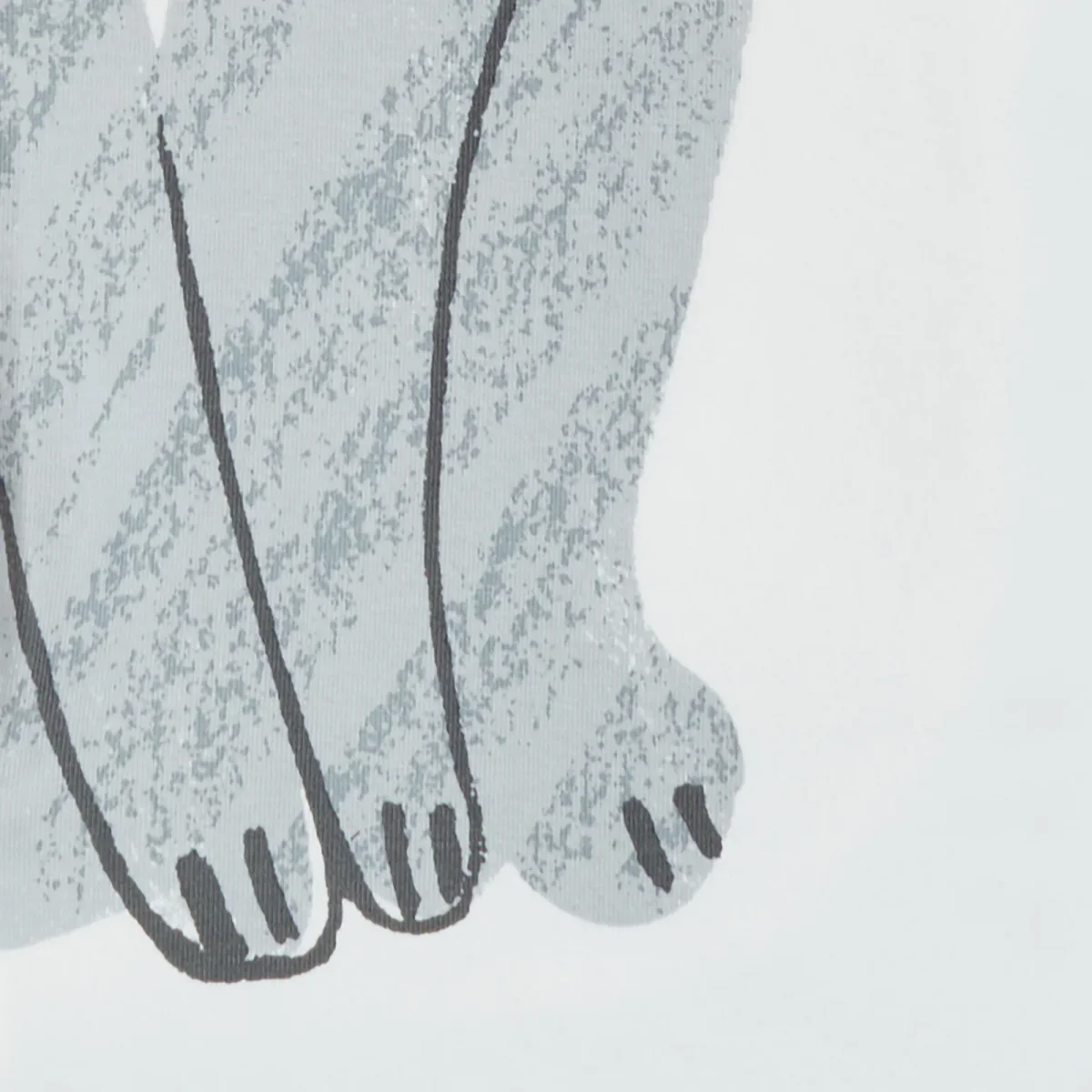 Swaddle Up™ 1.0 TOG Algodón Gris Stevie The Bunny™ - Imagen 4