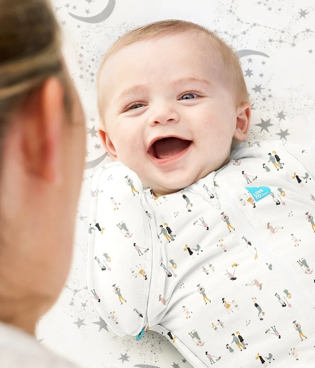 Swaddle Up™ Bolso de transición 1.0 TOG Algodón Blanco Comunidad - Imagen 2