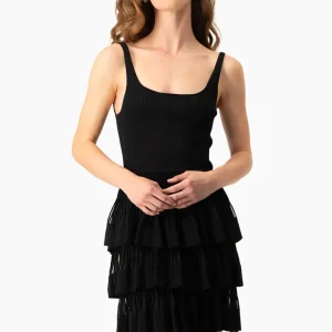Vestido Mesh Ruffles