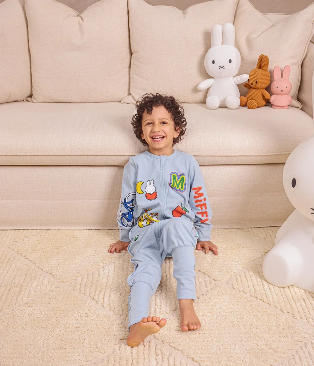 Pijama de Manga Larga 1.0 TOG de Algodón Azul con Estampado de Miffy - Imagen 7