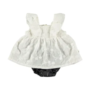 Vestido bordado con culote- PETIT INDI