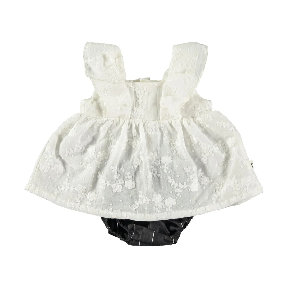 Vestido bordado con culote- PETIT INDI