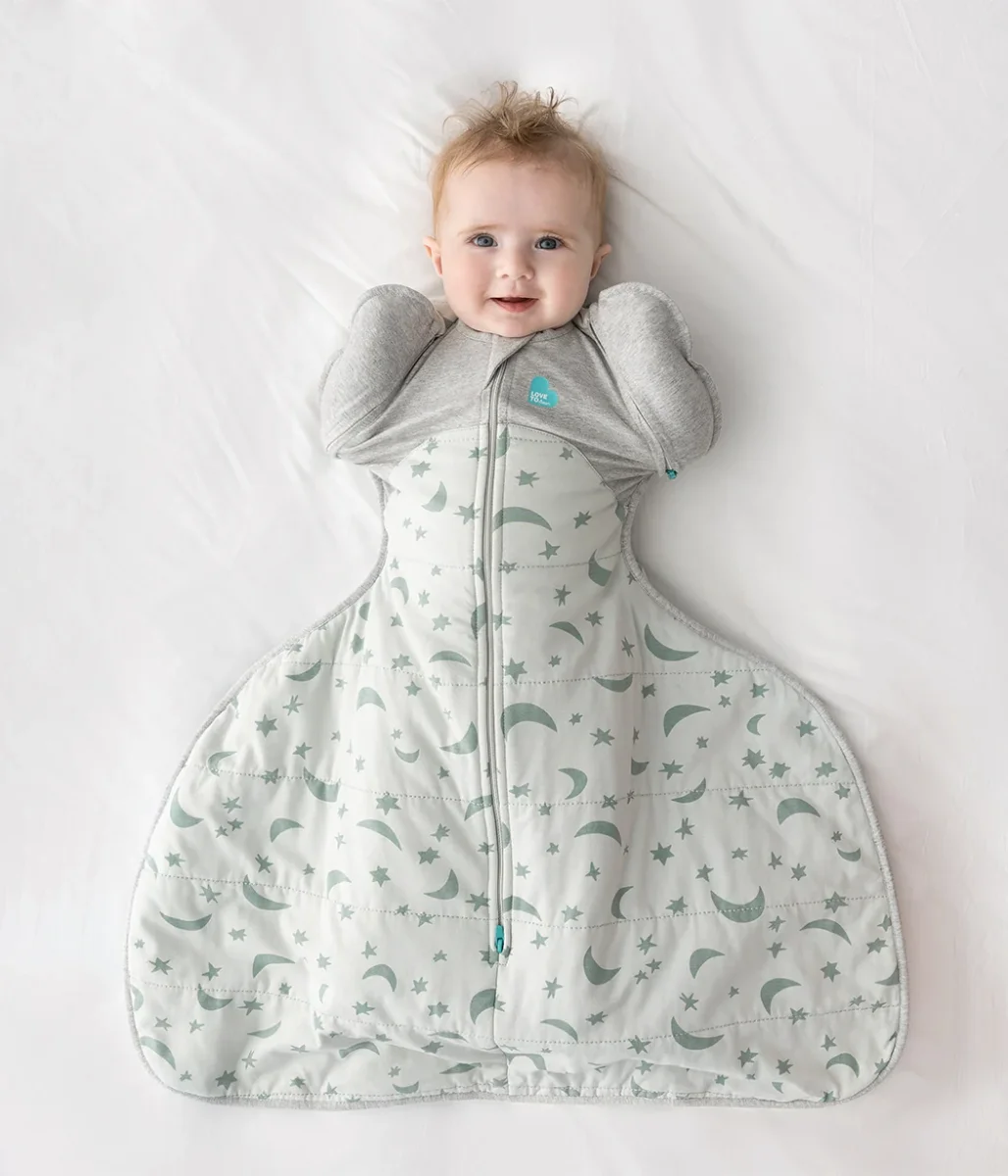Swaddle Up™ Bolsa de transición Arnés de cadera 2.5 TOG Algodón Oliva Claro de luna - Imagen 6