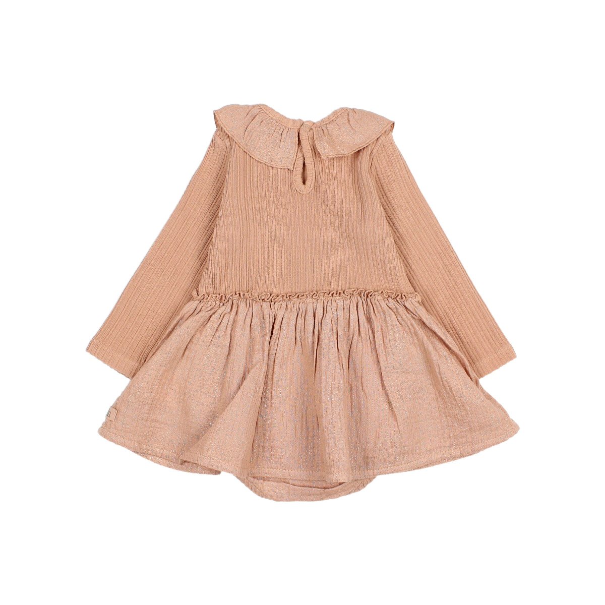 Vestido combinado lurex BB- BÚHO - Imagen 4