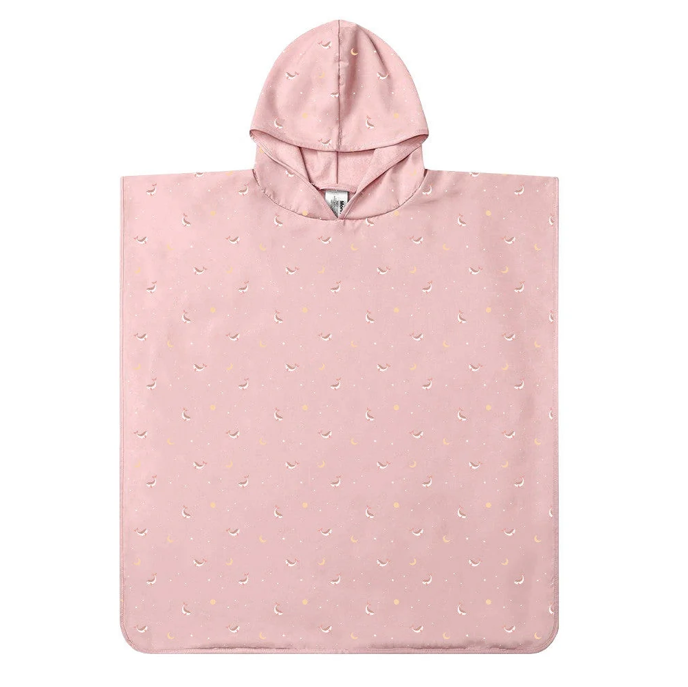 Poncho con Capucha Ballena Rosa- MONËKA