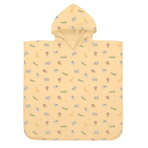 Poncho con Capucha  Fauna Amarillo- MONËKA