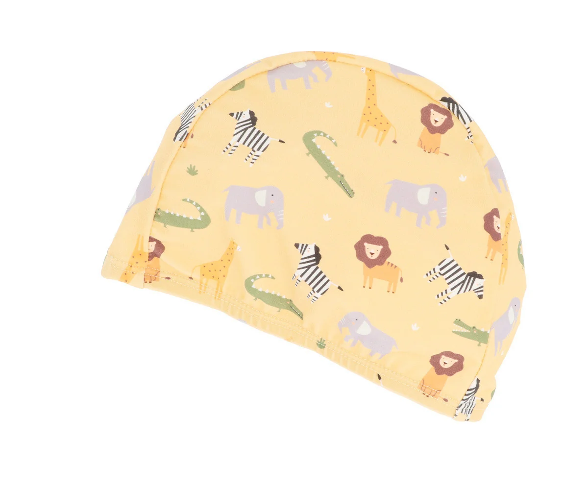 Gorro Natación UV50 Fauna amarillo- MONËKA - Imagen 3