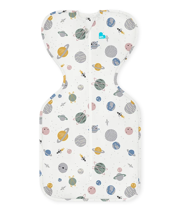 Swaddle Up™ 0.2 TOG Algodón Espacio blanco - Imagen 3