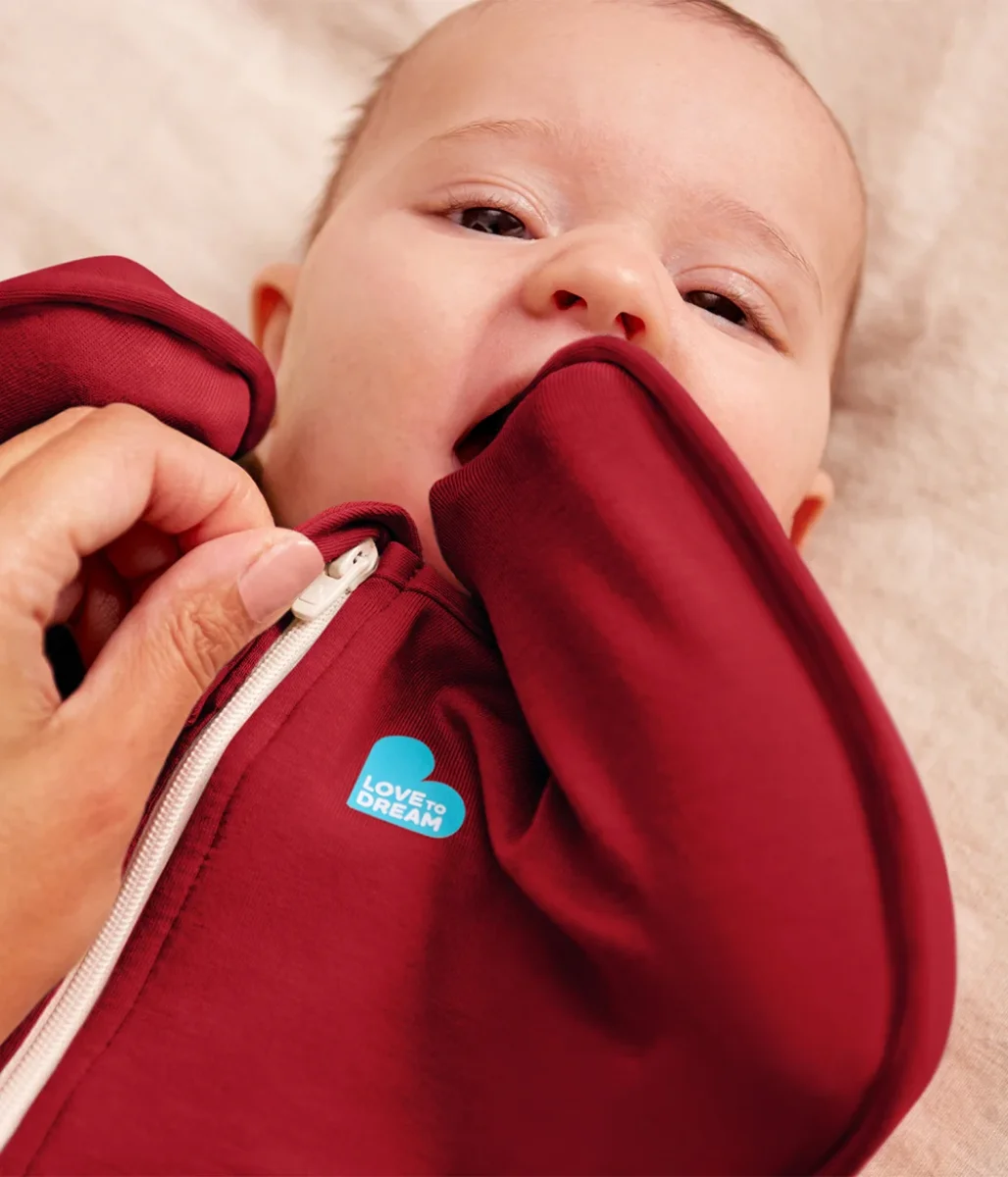 Swaddle Up™ Saco de arrullo 1.0 TOG Algodón Granate - Imagen 6