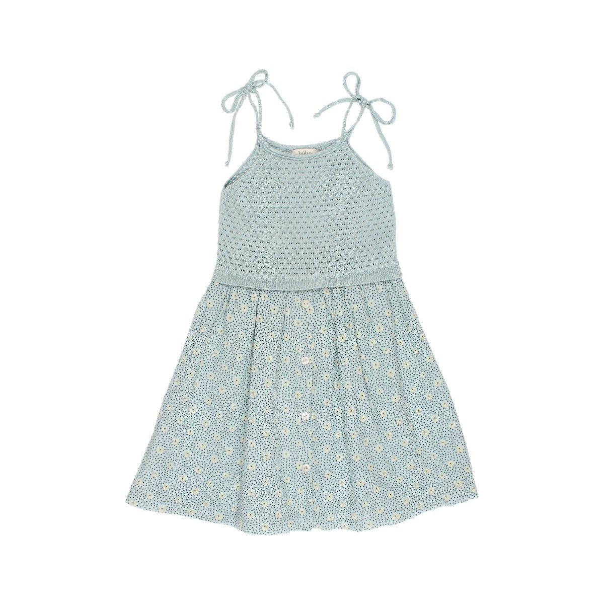 Vestido estampado de topos y flores BB- BÚHO - Imagen 2
