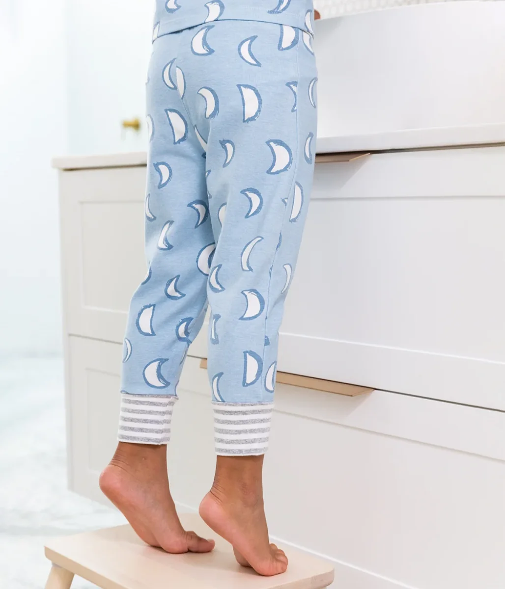 Conjunto de Pijama para Niños Manga Larga de Algodón Celeste Eclipse - Imagen 9