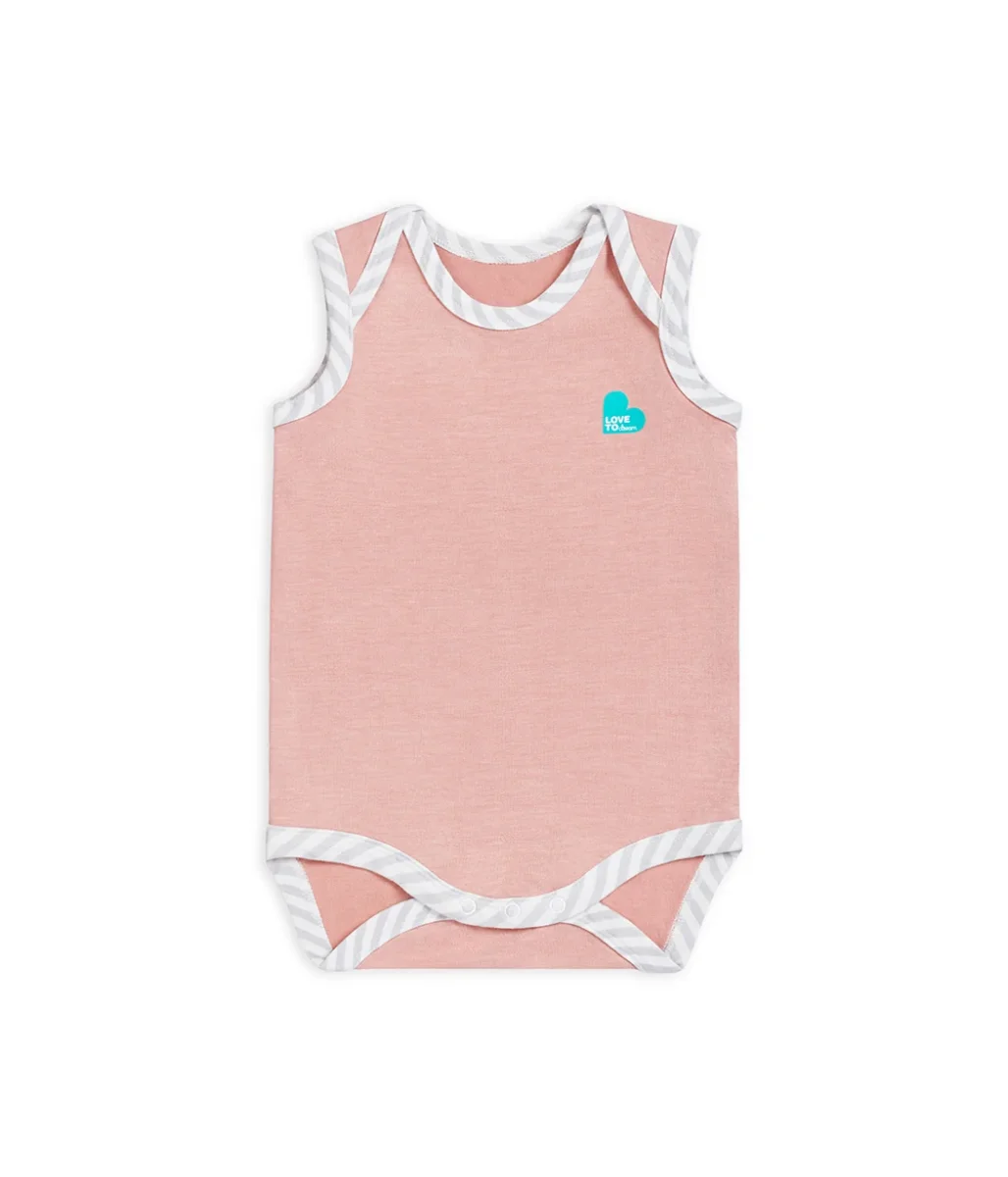 Body Sin Mangas Ecovero Rosa - Imagen 3
