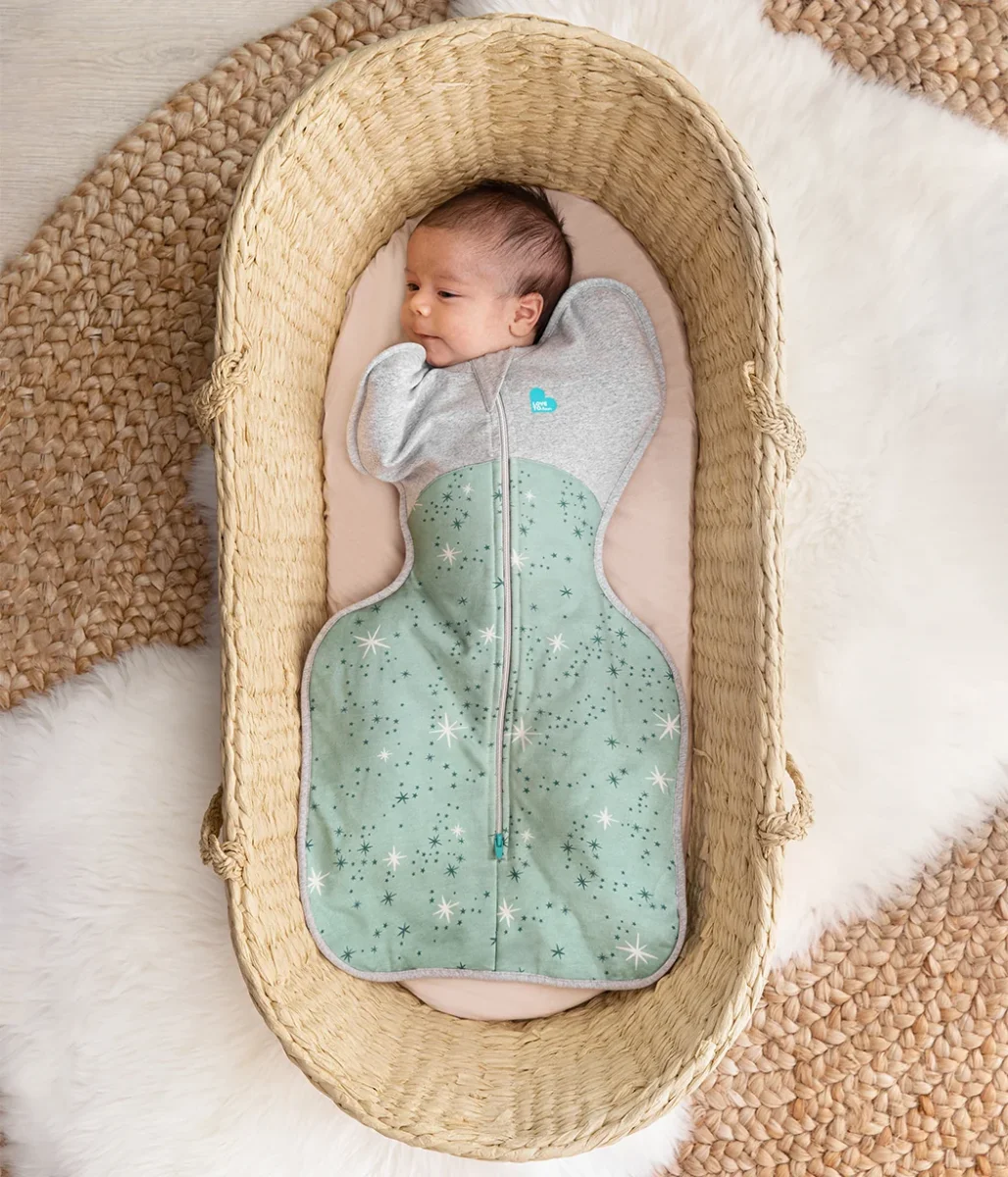 Swaddle Up™ 1.5 TOG Algodón Oliva Estrella del Norte - Imagen 2