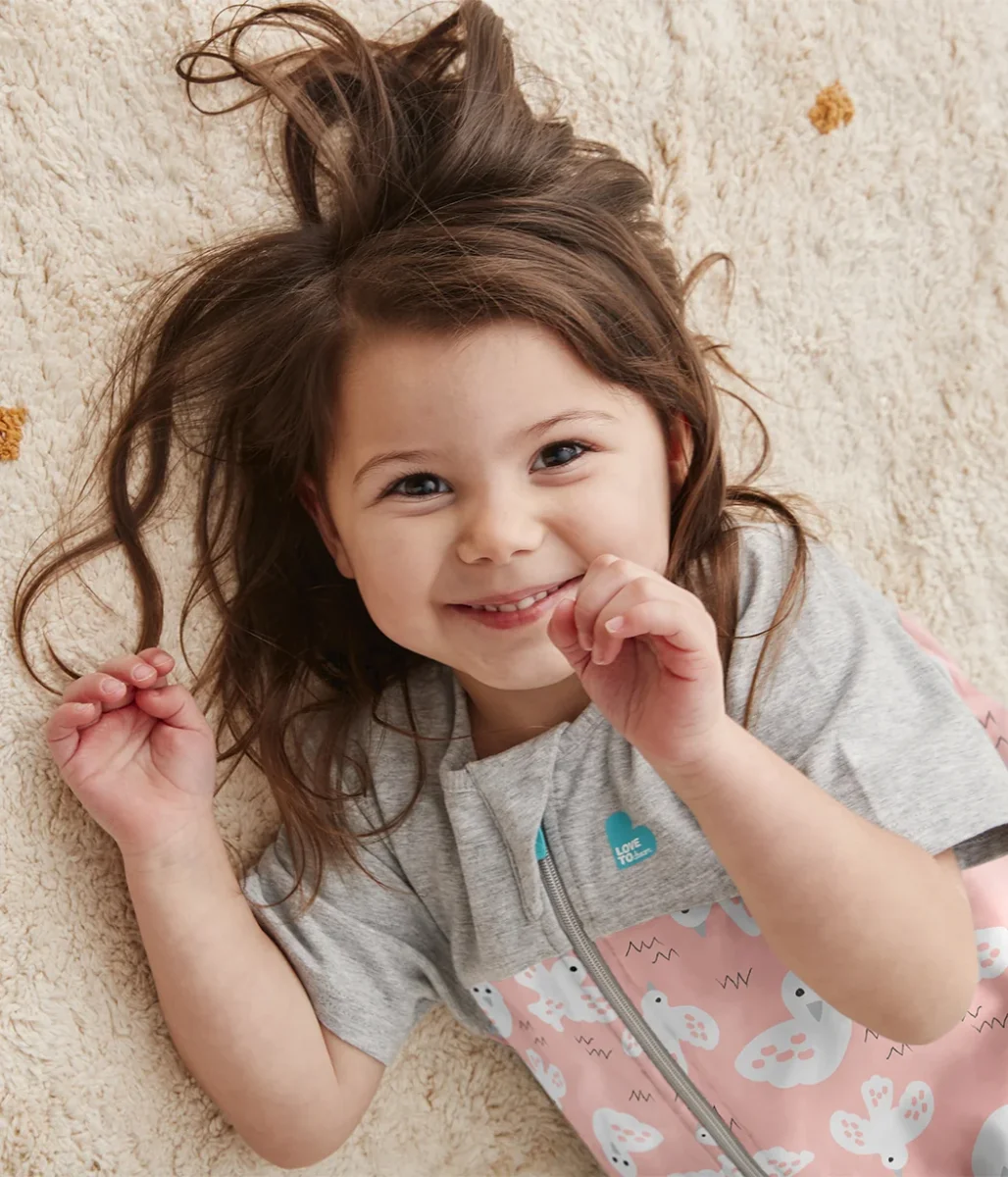 Pijama Manga Corta 1.5 TOG Algodón Orgánico Palomas Rosas - Imagen 8