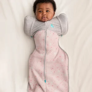 Swaddle Up™ Bolso de transición 1.5 TOG Algodón Rosa Estrella del Norte