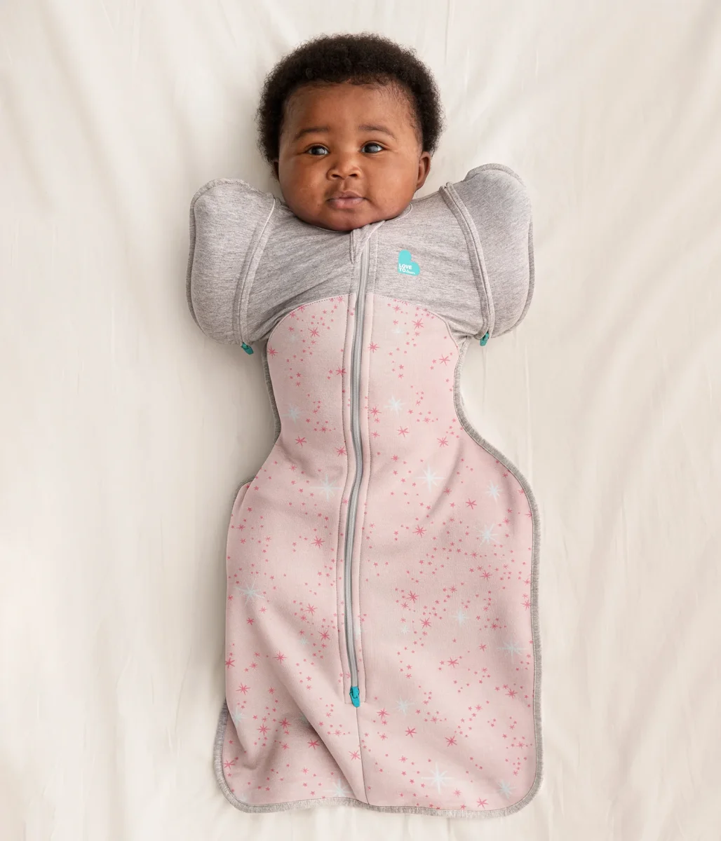 Swaddle Up™ Bolso de transición 1.5 TOG Algodón Rosa Estrella del Norte