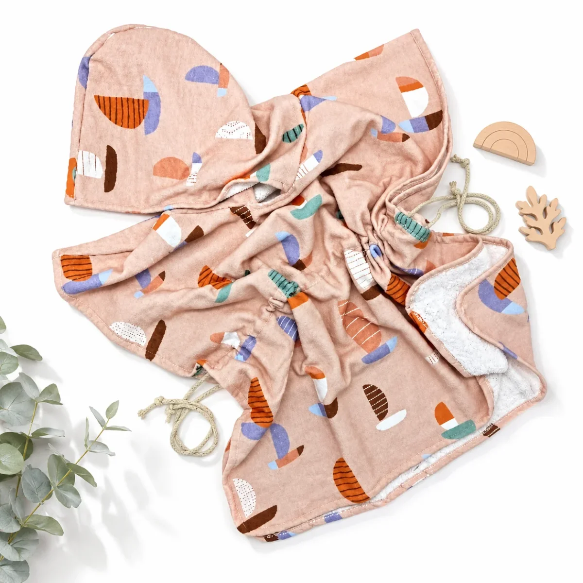 Toallas Poncho Estampadas- MONNUAGE - Imagen 4