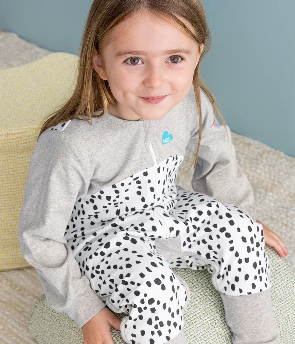 Pijama Manga Larga 1.5 TOG Algodón Orgánico Blanco Animal - Imagen 6