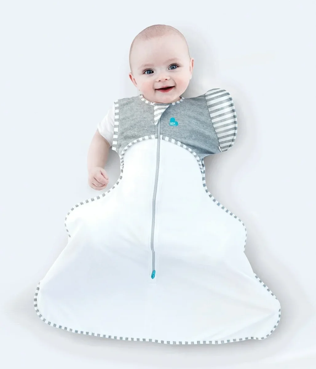Swaddle Up™ Bolsa de transición Arnés de cadera 1.0 TOG Algodón Gris - Imagen 2