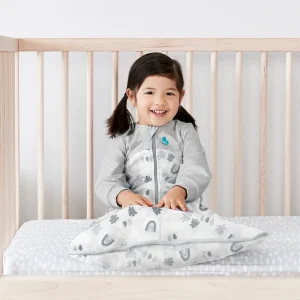 Saco de Dormir 2.5 TOG Algodón Orgánico/Lana Merino Gris Nubes