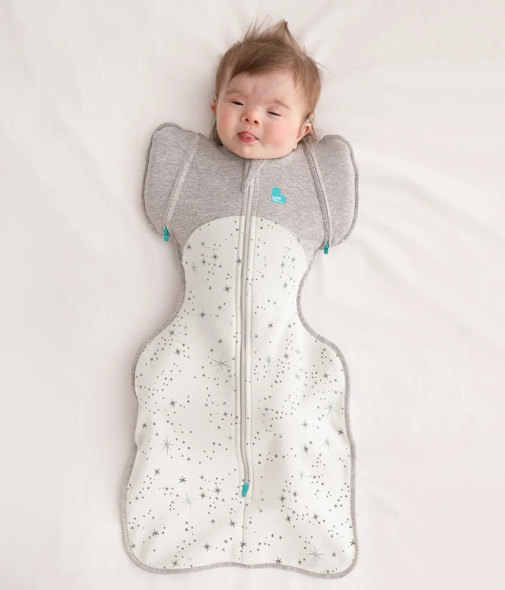 Swaddle Up™ Bolsa de transición 1.5 TOG Algodón Blanco Estrella del Norte - Imagen 5