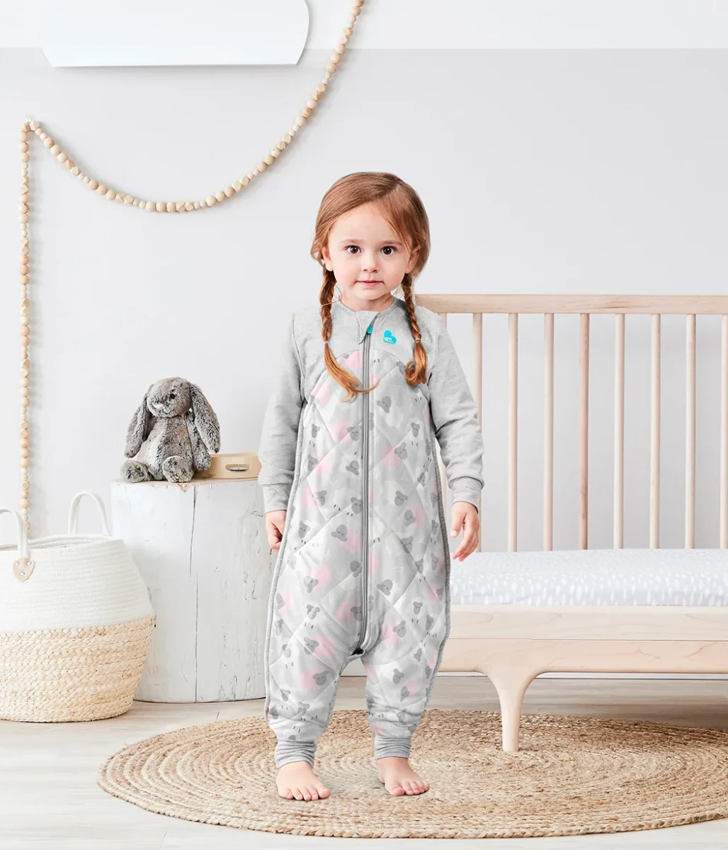 Traje de dormir 2.5 TOG Algodón orgánico/Lana Merino Oveja rosa - Imagen 6