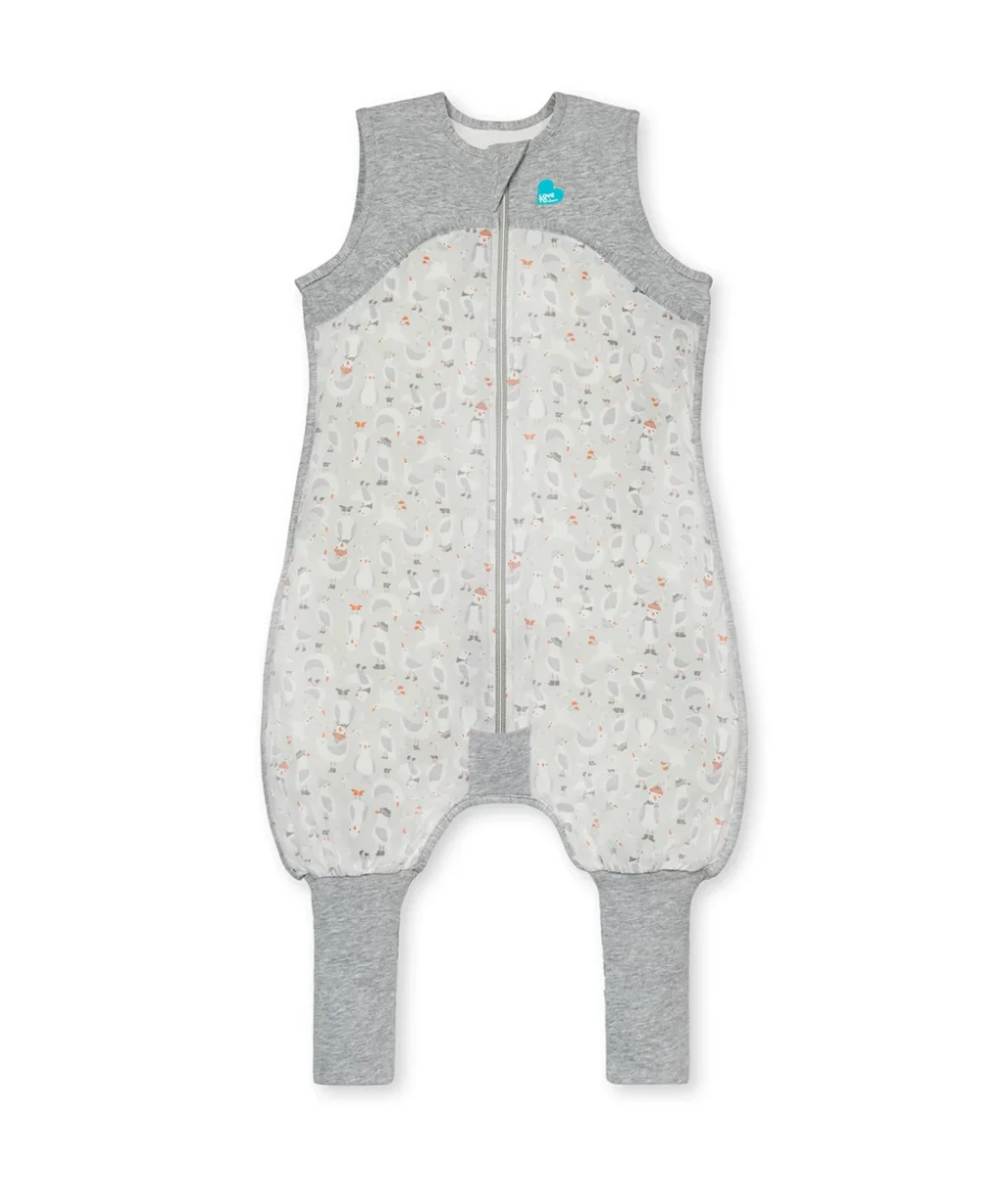 Pijama 0.2 TOG Algodón Orgánico Gris Gaviotas - Imagen 3