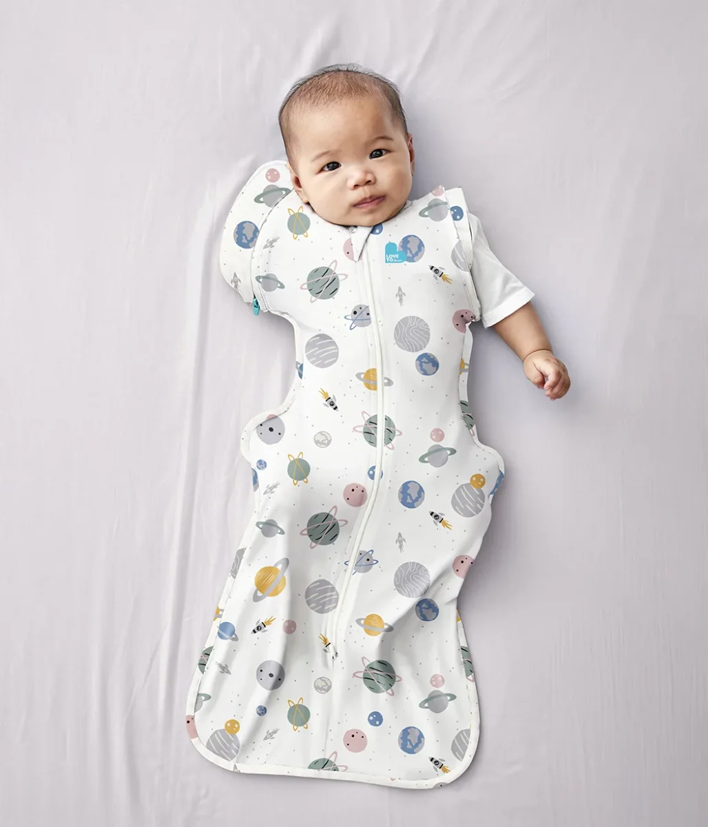 Swaddle Up™ Bolsa de transición 0.2 TOG Algodón Espacio blanco - Imagen 6