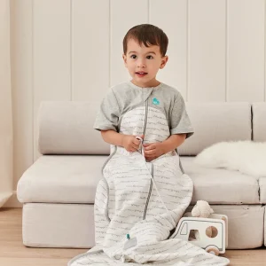 Saco de Dormir Manga Corta 1.0 TOG Algodón Orgánico Blanco Dreamer