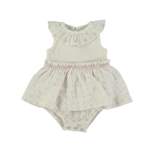 Vestido ranita Flores Cherry-TINY FISH