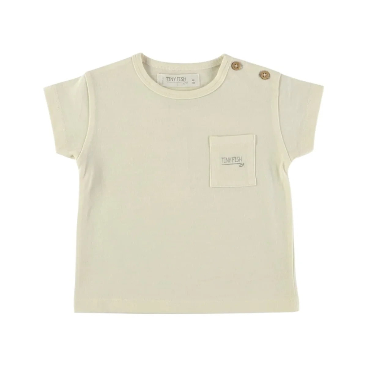 Camiseta con bolsillo Sand -TINY FISH - Imagen 2