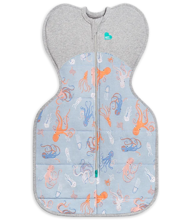 Swaddle Up™ 2.5 TOG Algodón Chambray Azul Kraken - Imagen 3