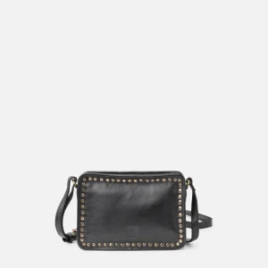 BANDOLERA ROCKWALL DE PIEL NEGRO