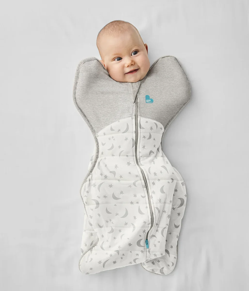 Swaddle Up™ 3.5 TOG Algodón Blanco Claro de luna - Imagen 7