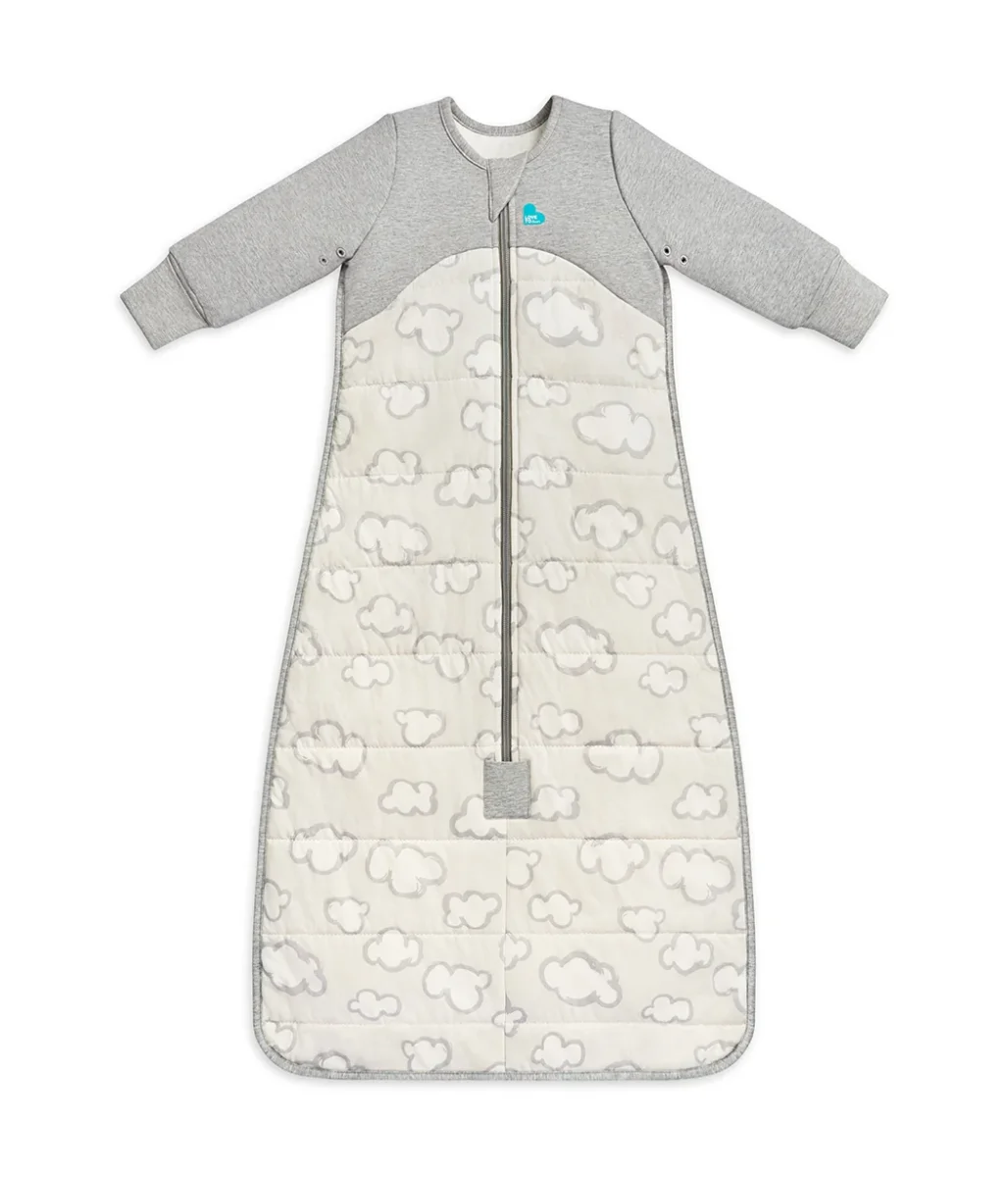 Saco de Dormir Manga Larga 2.5 TOG Algodón Gris Daydream - Imagen 3