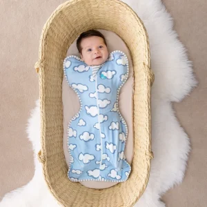 Swaddle Up™ 1.0 TOG Algodón Dusty Blue Daydream