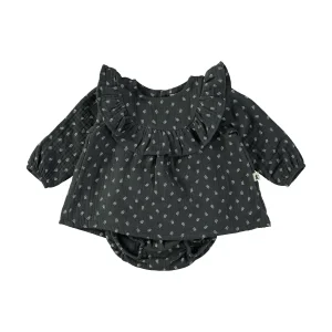 Vestido con espigas y culote negro - PETIT INDI