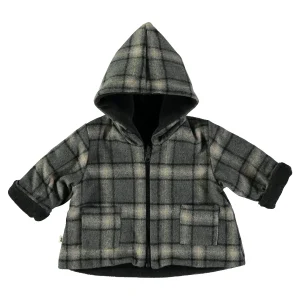 Abrigo reversible a cuadros - PETIT INDI