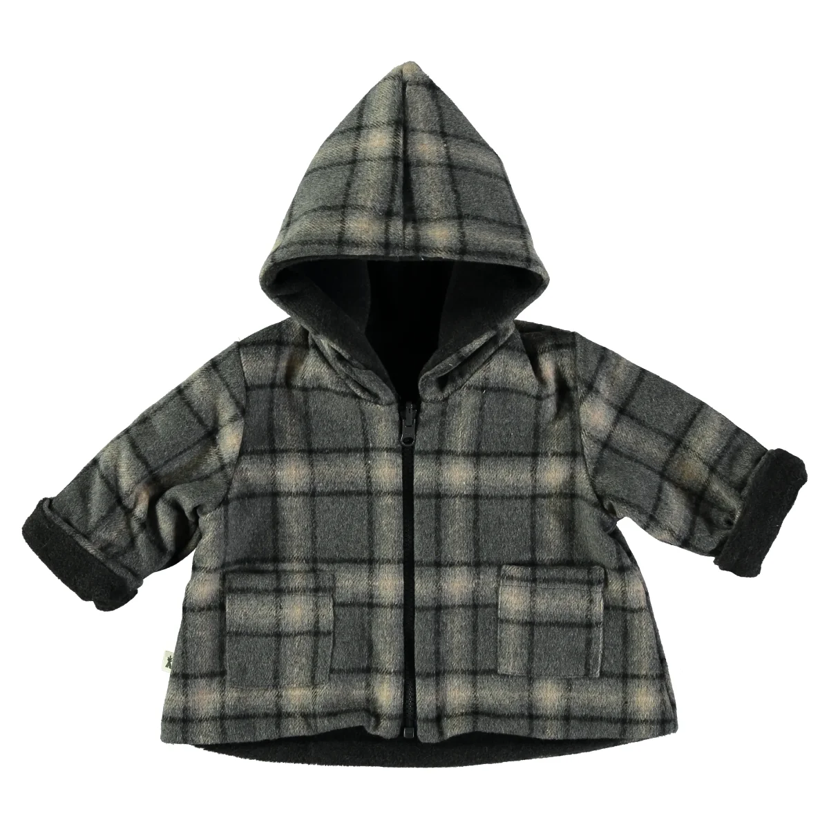 Abrigo reversible a cuadros - PETIT INDI - Imagen 2